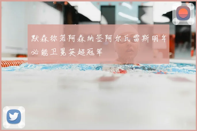 默森称若阿森纳签阿尔瓦雷斯明年必能卫冕英超冠军