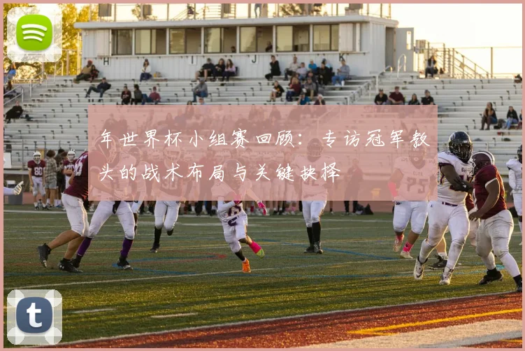 年世界杯小组赛回顾：专访冠军教头的战术布局与关键抉择