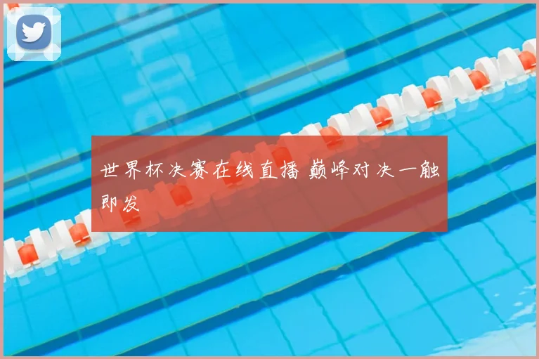 世界杯决赛在线直播 巅峰对决一触即发
